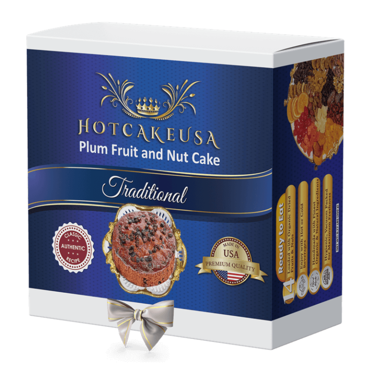 Traditional Plum Fruit & Nut Cake HotCakeUSA